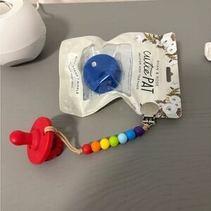 Ryan and Rose pacifier and clip lot